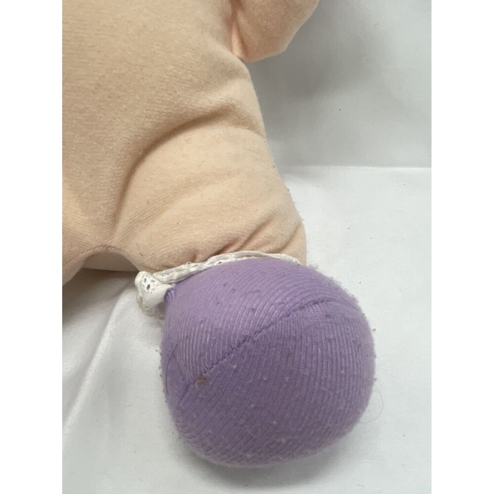 Vtg HK City Toys Baby Doll Plastic Face Cream and Purple Pokadot Hat RARE - Picture 8 of 16
